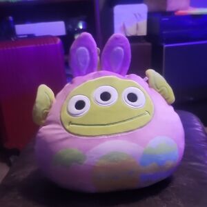 Purple and Green Alien Plush Toy